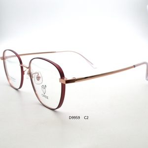 กรอบแว่นตาเมมโมรี่เมทัล D9959 น้ำหนักเบา ทนทาน ทันสมัย ดีไซน์ยืดหยุ่นเพื่อความสบาย - Product Image 5
