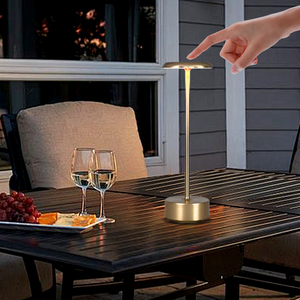 Thiết kế mới xách tay không dây có thể sạc lại bảng đèn với điều khiển cảm ứng khách sạn nhà hàng quán cà phê LED bàn đèn - Product Image 1