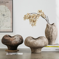 FANGSHENG Usine Ferme Coeur Forme Durable Chrome Plaqué Vase En Céramique Salon Fleur Planteur pour Maison Jardin Hôtel