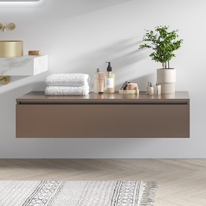 Kamalu-Estantería de baño de 120cm, muebles de estilo moderno, composición colgada a la pared, de estilo - Product Image 3