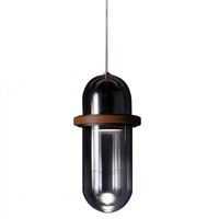 Lámpara de Techo Colgante de Cristal de Estilo Nórdico Moderno Minimalista, para Comedor, Sala de Estar, Dormitorio, con Alimentación CA