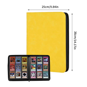 Custom 9 Pockets PU Leather Photo <strong>Albums</strong> Top Loader Binder for 360 <strong>Cards</strong> Premium <strong>Pokemoned</strong> Trading Toploader <strong>Card</strong> Binder - Product Image 3