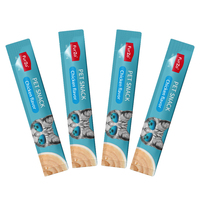 Friandises humides pour chats, formule à haute teneur en protéines, sans céréales, à la viande fraîche, 15g, pour la santé de la peau et du pelage, les plus vendues, en gros, à prix réduit, délicieuses