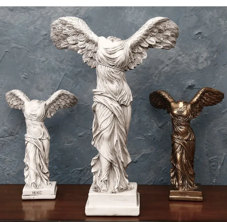 Modelo de sala de estudo decoração artesanato resina Europeus figuras escultura deusa da vitória