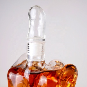 <span class=keywords><strong>2025</strong></span> Top Bán Biểu Tượng Tùy Chỉnh Số Lượng Lớn Whiskey Decanter Thiết Lập Chất Lượng Cao Thủy Tinh Trong Suốt Với Ngón Tay Giữa Thiết Kế Bullet <span class=keywords><strong>Ice</strong></span> Cube - Product Image 4
