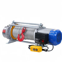Palans électriques multifonctionnels sans fil à commande à distance pour levage, traction et positionnement, avec câble en acier anti-rotation, 220V 380V 750kg/1500kg
