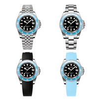 Montre automatique japonaise pour homme avec logo personnalisé, luxe, ventes flash, résistante à l'eau, avec cadran à aiguilles lumineuses, mouvement NH35