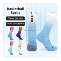 Nouvelles chaussettes de sport de compression personnalisées pour le basketball et le cyclisme, chaussettes de sport personnalisées pour hommes et femmes, basketball, football