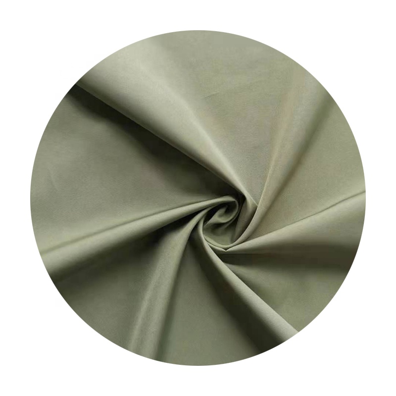 300T Semi-gloss Polyester Taffeta Fabric Half light Recycled Pongee Taffeta Fabric With Waterproof PE Coating