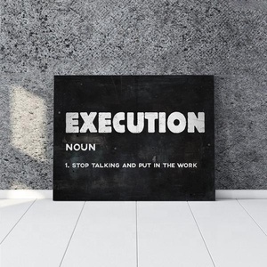 HD Motivazionale Quote di Arte Della Parete della Tela di Canapa Pittura Nordic Foto in Bianco e Nero Vintage Room Decor Dipinti Murali di Ispirazione - Product Image 3