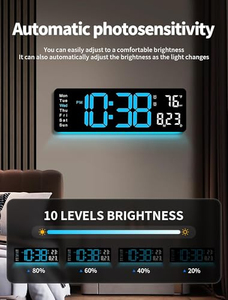 <b>Digital</b> Desk <b>Clock</b> With Timer Display Temperature Week Calendar <b>Digital</b> Table Alarm <b>Clock</b> Reloj De Pared <b>Wall</b> <b>Clock</b> - Product Image 5