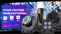 Projecteur LED à tête mobile 10x40W, faisceau oscillant, éclairage de scène pour mariage, club, bar, KTV, spectacle DJ, IP33, intérieur
