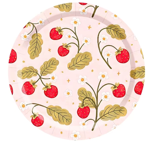 plato de papel de 9 pulgadas