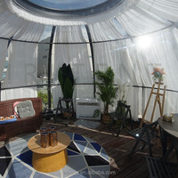 Tente de maison transparente en Polycarbonate pour hôtel, Camping, dôme Igloo
