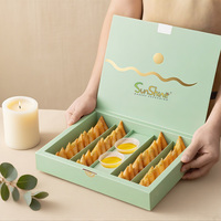 Boîte cadeau arabe personnalisée Sunshine pour Ramadan Kareem Sweets Emballage de dessert de luxe réutilisable Boîte du désert certifiée