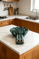 Cuisinière à gaz portable C40 à brûleur unique, flamme puissante, support stable, cuisson rapide, économe en énergie, puissance de flamme réglable