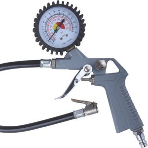 Dingyi Tire Pressure Gauge Gun 0-220 Psi High Accuracy Aluminum With Rubber Hose For Car Tire Inflation - Product Image 1