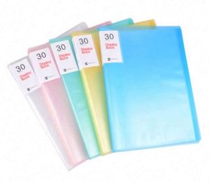 Carpeta de Presentación con Bolsillos Transparentes de Plástico, Carpeta de Archivos A4 con 10/30/40/60/80/100 Bolsillos para Documentos - Product Image 4
