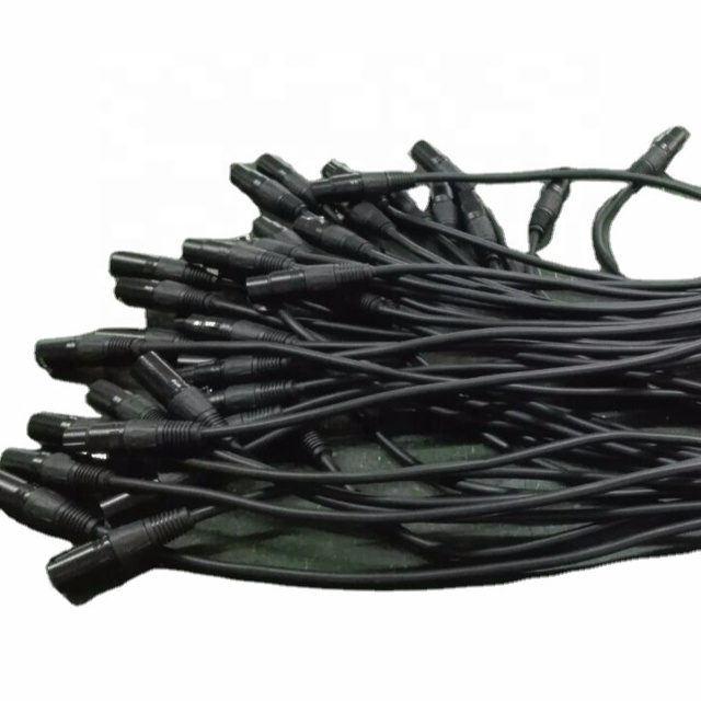 3pin signal DMX Cable DMX512 Stage Lighting signal Cable Led Par Light Moving Head Light Customization (1M-50M) Dmx Cable
