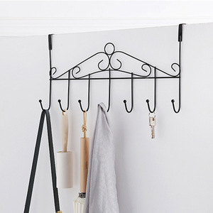 Crochets de <span class=keywords><strong>porte</strong></span> bon marché, <span class=keywords><strong>porte</strong></span>-serviettes pour salle de bain, vente chaude cuisine au-dessus de la <span class=keywords><strong>porte</strong></span> cintre 7 crochets - Product Image 4