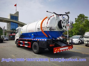 High-quality New DongFeng Tianjin Single-Engine 16 Cubic Meter Sewage Suction <b>Truck</b> Manual Transmission Diesel 18000kg GVW - Product Image 6