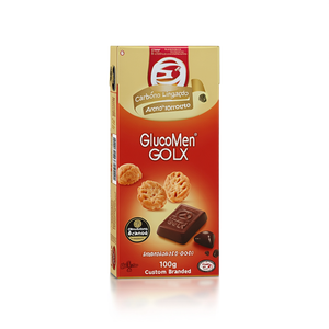 GlucoMen LX Gold Choco Lingotto Barretta di Cioccolato Promozionale 100g Personalizzata - Product Image 2