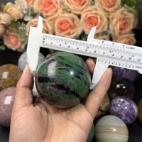 Vente en gros Boule de Méditation Artisanat Pierres de Guérison Quartz Clair Quartz Rose Fluorite Aventurine Cristal Sphère pour la Décoration