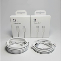 Kabel Data 60W USB-C Kabel Data Berlapis Kabel Pengisian Cepat Tipe-C C-C untuk iPhone 15 16 17 18 Pro Max iPad