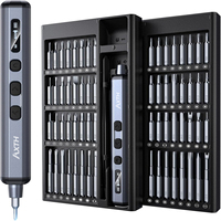 Kit de Destornilladores Eléctricos de Precisión AXTH 76 en 1, Recargable, con Puntas Magnéticas, Herramienta de Reparación Automática para Electrónica y Teléfonos