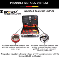 Set Alat Multifungsi Berinsulasi Bersertifikat WEDO AC1000V VDE GS - 42 pcs