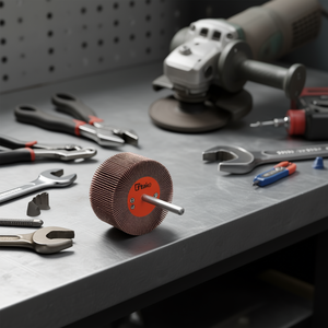 Ttake Abrasive Flap <b>Wheel</b> 25x20 Mm 60 Grit 6 Mm Shaft For <b>Grinding</b> - Product Image 3