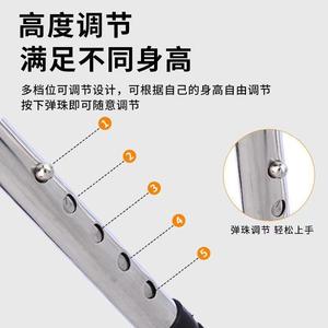 Bâton de marche Mingjian avec siège 24x28cm en acier inoxydable, hauteur réglable pour personnes âgées et handicapées - Product Image 5