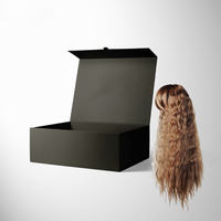 Boîte cadeau personnalisée pliable avec fermeture magnétique, finition mate, sérigraphie, emballage de luxe moderne de qualité supérieure pour cosmétiques et vêtements, logo personnalisé