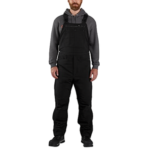 Men's <b>Waterproof</b> <b>Work</b> Coverall Black Polyester Overalls for Outdoor Use - Product Image 1