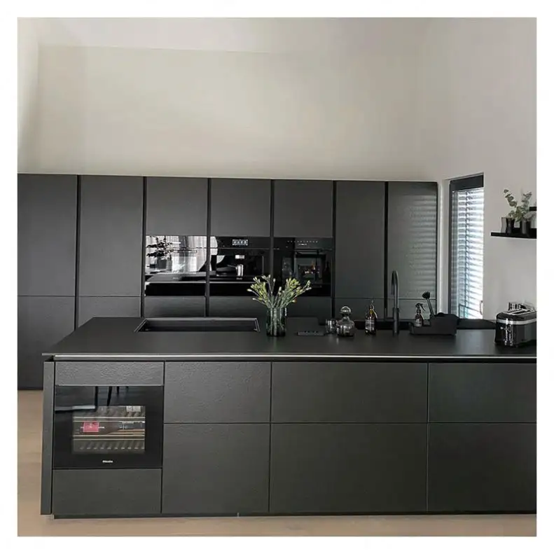 L-förmige Matt Modular Kitchen Designs Modulare Küche mit Insel