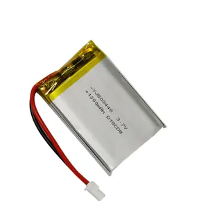 YJ Lipo Battery KC UI Certified 3.7v 803040 802535 803448 852040 400mAh 1000mAh 1500mAh Rechargeable Polymer Battery