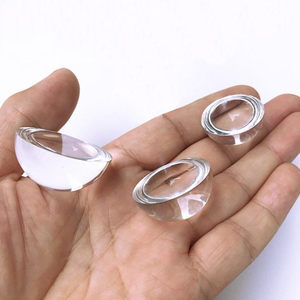 Demi-boules en verre transparentes de 4/5/6/7/8/10 mm, effet grossissant, accessoires de bricolage pour bijoux, yeux de poupée factices - Product Image 1