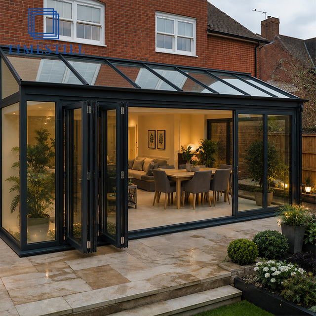 Commercial Sunroom | Aluminum Glass Conservatory for Cafe Restaurant Garden Space
