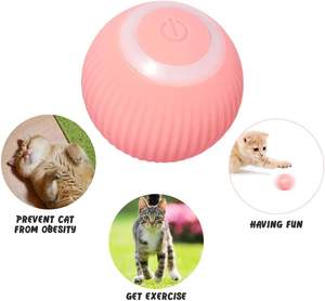 Juguete Eléctrico Simple de Silicona para Gatos, Pelota Interactiva con Carga USB Automática, Venta al Por Mayor - Product Image 3