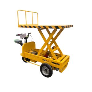 Chariot de levage hydraulique manuel de 150 kg |   Ascenseur mobile, petite machine de levage, chariot à plateau coulissant - Product Image 3