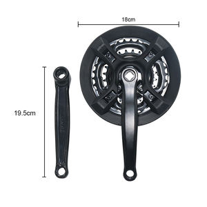 Grupo de manivela cuadrada para bicicleta, rueda de ruleta, accesorios para bicicleta de montaña, 22-32-42T, gran oferta - Product Image 1