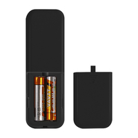 Télécommande noire YET2185 433 MHz à 6 touches, code d'apprentissage HS1527C, émetteur pour ouvre-porte automatique, rideau, pare-soleil, auvent