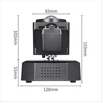 Nouveau petit ange 50W RGBW LED faisceau lumineux DMX512 contrôlé boule magique effet lumière pour KTV et Disco