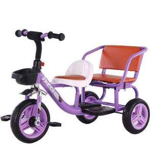 Giá rẻ đi xe trên Đồ chơi xe đôi bé ba bánh cho trẻ em xe đạp - Product Image 2