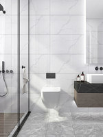 Carreaux de sol en céramique imitation pierre pour cuisine, toilettes, chambre, salle de bain, 300x300mm, 8mm, antidérapants, résistants à l'usure, mats, simples et modernes