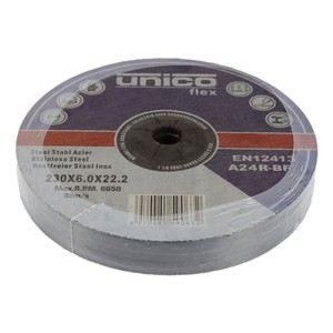 UNICO <span class=keywords><strong>FLEX</strong></span> OEM/ODM Schleifscheibe 230x6,0mm 9'' Aluminiumoxid-Schleifrad für Metallpolitur - Product Image 4