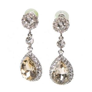 ต่างหูคริสตัลหลากสีประดับเพชร ดีไซน์ยาว รุ่นใหม่ ขายส่งจากโรงงานโดยตรง มีสินค้าในสต็อก - Product Image 3