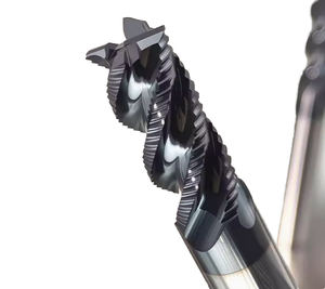 Di alta qualità TiAlN rivestito stinco diritto carburo cementato punta <span class=keywords><strong>Router</strong></span> punte per <span class=keywords><strong>CNC</strong></span> macchine utensili per CFRP e acciaio inox - Product Image 2