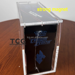 Boîtes en acrylique transparentes personnalisées TCG pour Pokémon TCG <span class=keywords><strong>ZACIAN</strong></span> Elite Trainer Box PLUS, présentoir en acrylique pour Pokémon Center <span class=keywords><strong>Etb</strong></span> Plus - Product Image 3
