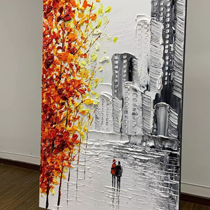 <span class=keywords><strong>Peinture</strong></span> sur toile de paysage créative <span class=keywords><strong>D</strong></span>écoration murale Art de pulvérisation pour le salon Artisanat fait main <span class=keywords><strong>D</strong></span>écoration <span class=keywords><strong>Peinture</strong></span> - Product Image 1